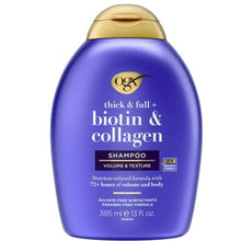 OGX Thick & Full + Biotin & Collagen Volumizing Hair Shampoo and Conditioner Duo, 13 fl oz