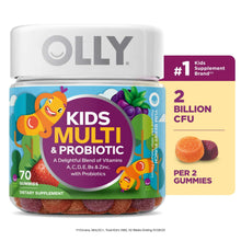OLLY Kids Multivitamin + Probiotic Gummy, Daily Digestive Supplement, Zinc, Berry Flavor, 70 Ct