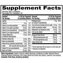 OLLY Ultra Strength Prenatal Multivitamin Softgels, Folic Acid, DHA, Iron, Vitamins B, C, D & E, 60 Count