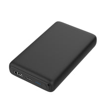 onn 10,000 mAh Dual USB-C/USB-A Port Portable Battery, Black