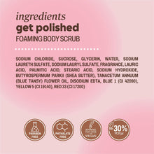 ONYX Professional Get Polished Foaming Body Scrub, Sandalwood and Warm Vanilla