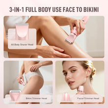 ObacreBikiniTrimmerforWomen_3in1ElectricRazorsforWomen_IPX7WaterproofWetDryBodyShaverPubicHairTrimmerFacialHairRemoverwithCeramicBladeUSBRechargeDockGiftforWomen4 - Brands For Less USA