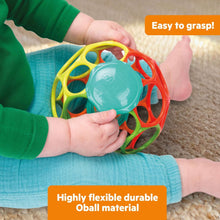 Oball Easy Grasp Rollin' Rainstick Rattle Cause & Effect Infant Toy, Unisex, 6 Inches