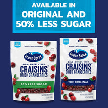 Ocean Spray® Craisins®, 50% Less Sugar Dried Cranberries, Dried Fruit, 10 oz Pouch - Brands For Less USA