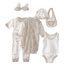 OdeerbiBabyBoyGirlClothes8PCSLayetteSetNewbornTops-Hat-Pants-Bib-SockShose-Romper-_1 - Brands For Less USA