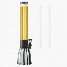 OggiBeerandBeverageTowerwithEZ-PourSpigotand2RemovableIceTubes - Brands For Less USA
