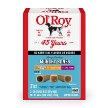Ol_RoyMunchyBoneDogTreats_VarietyPack_60oz_21Count - Brands For Less USA