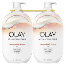 Olay Advanced Repair Serum Body Wash, 35 fl oz, 2-pack