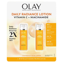 Olay Daily Radiance Lotion Vitamin C + Niacinamide, 1.7 fl oz, 2-pack