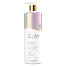 Olay Firming Body Lotion, Hydrating, Collagen, Pump 17 fl oz (PACK OF 3)
