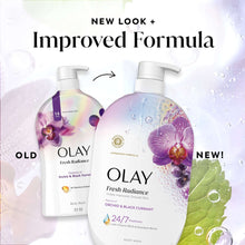 Olay Fresh Radiance Body Wash, Orchid & Black Currant, with Vitamin B3, 35oz