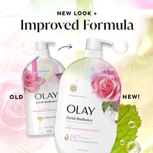 Olay Fresh Radiance Body Wash, Rose Water & Sweet Nectar, with Vitamin B3, 35oz