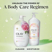 Olay Fresh Radiance Body Wash, Rose Water & Sweet Nectar, with Vitamin B3, 35oz