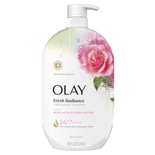 OlayFreshRadianceBodyWash_RoseWater_SweetNectar_withVitaminB3_35oz1 - Brands For Less USA