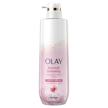Olay Intensely Hydrating Body Wash with Hyaluronic Serum Complex, Strawberry Fizz Scent, 20 fl oz