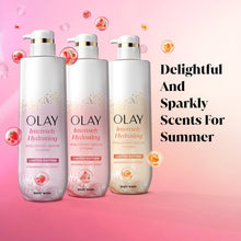 Olay Intensely Hydrating Body Wash with Hyaluronic Serum Complex, Strawberry Fizz Scent, 20 fl oz
