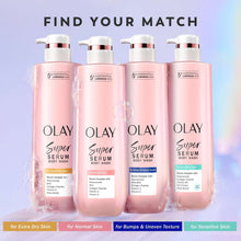 Olay Super Serum Body Wash for Extra Dry Skin, 28 fl oz, Serum Complex for Luminous Skin