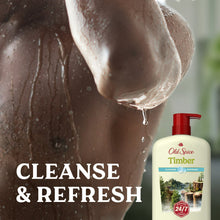 Old Spice Men's Body Wash Timber with Sandalwood, 24/7 Shower Fresh, 30 oz
