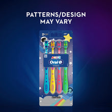 Oral-B Kids Toothbrush with Space Designs, Extra Soft Bristles, 4 Pack, for Children Ages 2+