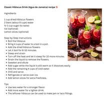 Orale! Dried Hibiscus Flower, Flor de Jamaica, 8 oz. (PACK OF 2 )