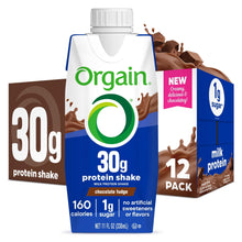 Orgain 30g Protein Shake, Dairy Based, 11oz, 12ct