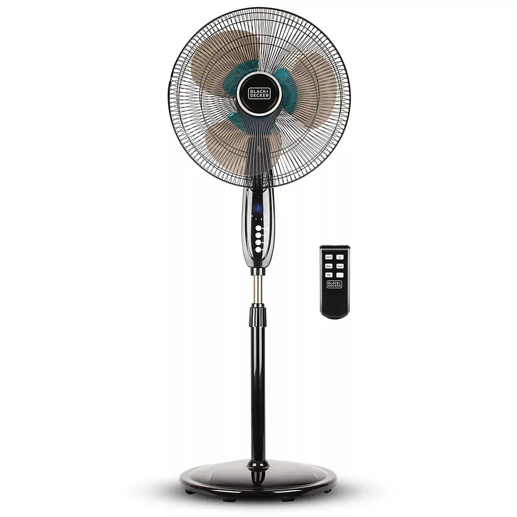 Stand Fan Fan Less Black + Decker 16