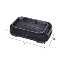 Sistema de plancha y parrilla sin humo Ovente 