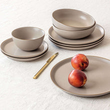 Over&back 16-Piece Artisan Stoneware Dinnerware Set