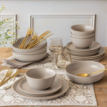 Over&back 16-Piece Artisan Stoneware Dinnerware Set