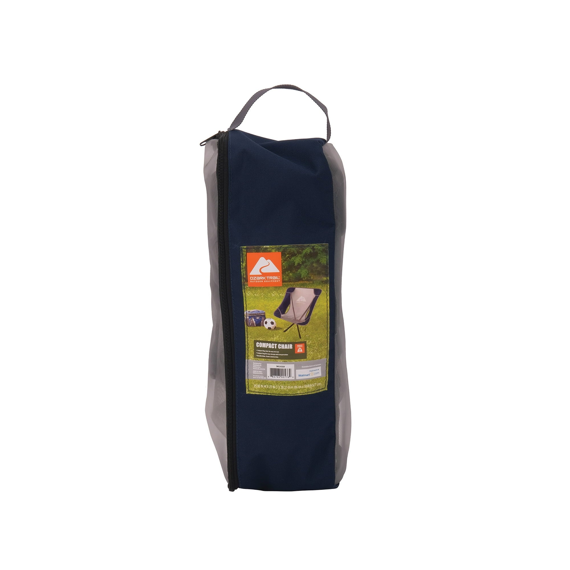 Ozark Trail Adult Instant Compact Chair, Navy– Brands For Less USA