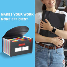 PHANCIR24PocketAccordionFileOrganizerThicker-Sturdy-FreestandingFilePaperFolderwithLabelsforClas_8321_6 - Brands For Less USA