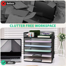 PHANCIR6-TierDeskOrganizerPaperStorageBox-StationeryTraywithHandleMeshStationeryTrayDesktopFileC_6674_7 - Brands For Less USA
