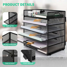 PHANCIR6-TierDeskOrganizerPaperStorageBox-StationeryTraywithHandleMeshStationeryTrayDesktopFileC_9712_4 - Brands For Less USA