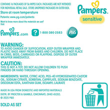 Pampers Sensitive Baby Wipes, Fragrance Free, 16 pks., 896 wipes