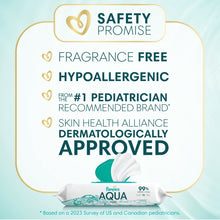 Pampers Aqua Pure Baby Wipes, 99% Water, Unscented, 8-Pack 448 Total Wipes (Select for More Options)