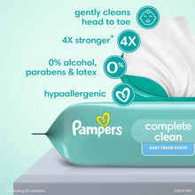Pampers Complete Clean Baby Fresh Baby Wipes 3-Pack 216 Wipes