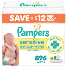 Pampers Sensitive Baby Wipes, Fragrance Free, 16 pks., 896 wipes
