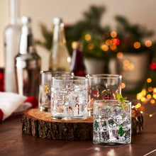 Pandex 14 oz Holiday Icon Glasses, Set of 4