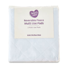 Parent's Choice Reversible Fleece Multi Use Pads, White, 36" x 27", 2 Pack