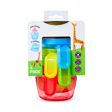 Parent's Choice BPA-Free Plastic Snack Cups with Handle, Multi-Color, 4 Count