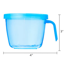 Parent's Choice BPA-Free Plastic Snack Cups with Handle, Multi-Color, 4 Count