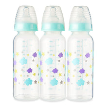 Parent's Choice Bottle, Newborns, Unisex, Cloud Print, 3 Pack, 9 fl oz