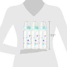 Parent's Choice Bottle, Newborns, Unisex, Cloud Print, 3 Pack, 9 fl oz