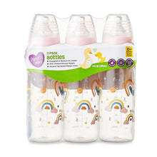 Parent's Choice Standard Neck Bottle, 9 fl oz, Newborn 0+ Months, 3 Pack