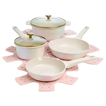 Paris-Hilton-Clean-Ceramic-Nonstick-Cast-Aluminum-Cookware-Set-with-Heart-Knobs-Iridescent-White_cce2e185-631c-4172-b460-b81c2ccf0c1d.48457cda29c761dba395d3cb04ede692 - Brands For Less USA