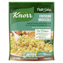 Knorr Pasta Sides Cheddar Broccoli Fusilli Made with No Artificial Flavors, 4.3 Oz Pouch