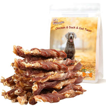 PawmateChickenJerky-Duck-CodTwistDogTreats-PremiumPureMeatSnacksforAllDogs-28-29Count-_1 - Brands For Less USA