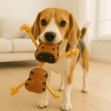 Juguete masticable de cuerda y cebra marrón Pawpourri para perros y gatos