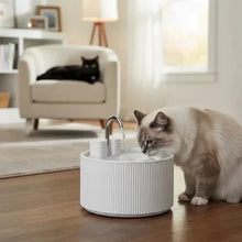 PawsPikCordlessCeramicFaucet-StylePetWaterFountain_Bundle1 - Brands For Less USA