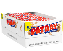 Payday Peanut Caramel Bar, 1.85 oz, 24-count